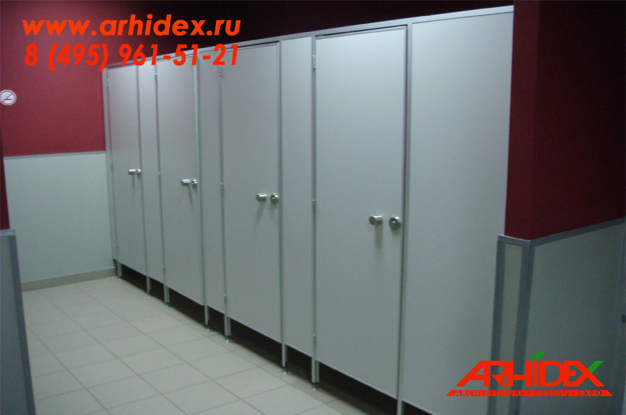 Сантехнические перегородки туалетные кабины Архидекс Стандарт Плюс ЛДСП 16мм